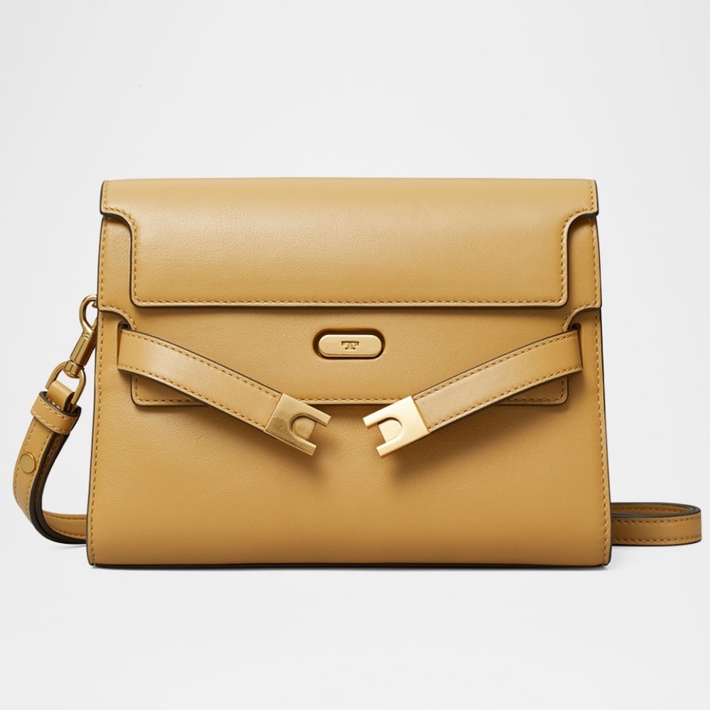 Tory Burch Lee Radziwill Leather Shoulder Bag